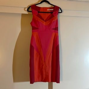 Karen Millen fitted red dress size 6